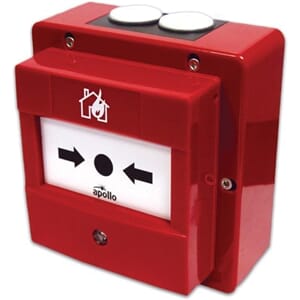 Watertight addressable manual call point with isolator IP67 W