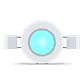 LUX_DL50_HR_White_Teal_Front.png