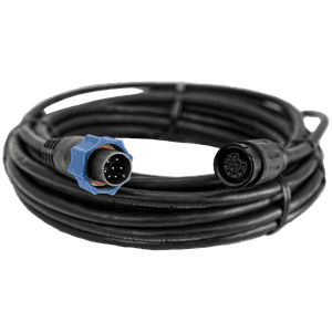 Mix and Match™ Cable, 9-Pin 1kW Series with Lowrance 10k, 7-pin Connector - 8m