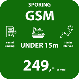 BE Sporing kun GSM pr mnd.