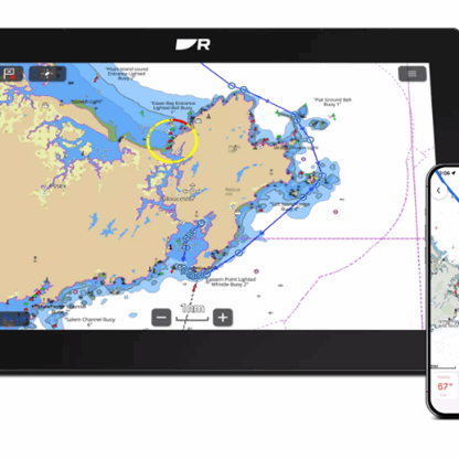 Raymarine integrasjon med Orca navigasjon app