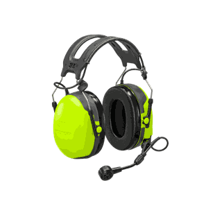 Peltor Headset, CH-3 FLX2 Headset, Headband, Yellow
