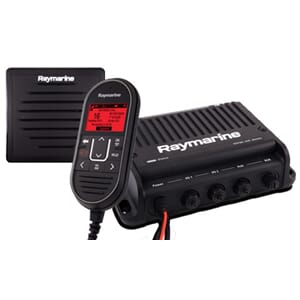 Ray90 VHF Black Box (med kablet håndsett, passiv høyttaler og kabel)