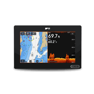 AXIOM2 9 RV multifunksjonsskjerm med integrert RealVision 3D. 600W ekkolodd