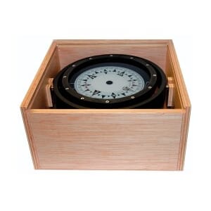 Spare 125 mm magnetic compass in wooden box