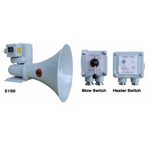 Ibuki E150 elektronisk tåkehorn, 20-75m, 24VDC, Typegodkjent