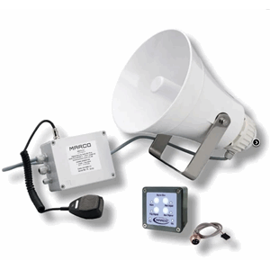 EW3-MS electronic whistle 20-75 m + fog signal + mic.+ siren