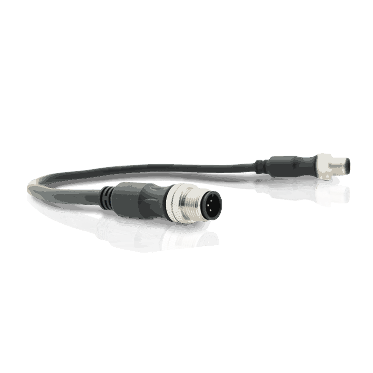 Micro gender changer (male to male) 0.25 metre, UL certified Brommeland Elektronikk AS