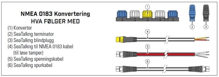 SeaTalk1 til STNG interface boks - Brommeland Elektronikk AS