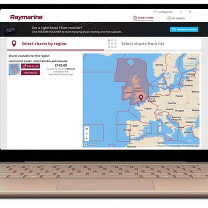 Raymarine LightHouse kart - Oversikt og nedlasting