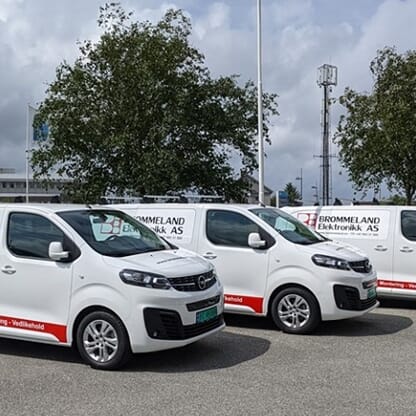 Bærekraftig  miljøvalg av servicebil